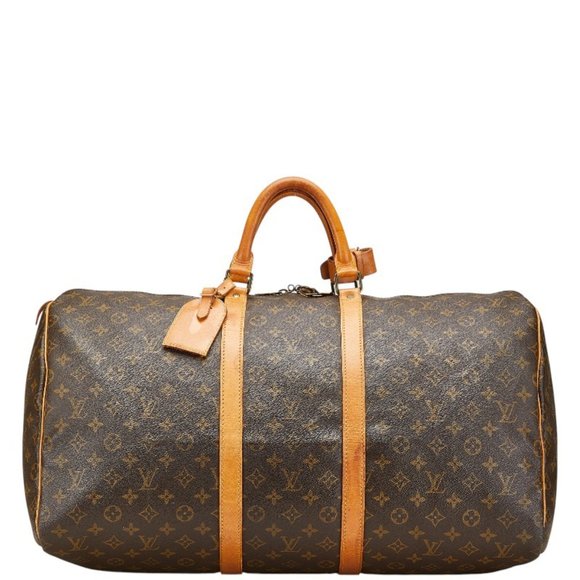 Louis Vuitton Keepall 55 Brown Canvas travel - Picture 1 of 10